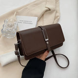 Square Pu Leather Crossbody Shoulder Bags for Women