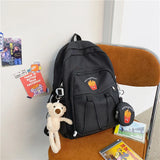 Waterproof College Student Schoolbag Large Capacity Backpack
