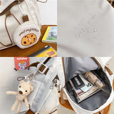 Waterproof College Student Schoolbag Large Capacity Backpack
