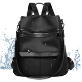 Waterproof Canvas Leather Backpack for Boys