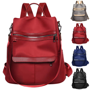 Waterproof Canvas Leather Backpack for Boys