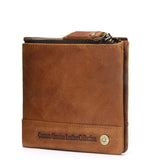 Men's Leather Wallet Clutch Bag Anti-magnetic Purse