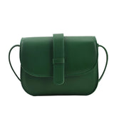 Women's Saddle Bag Leather Crossbody Handbag