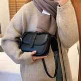 Women's Saddle Bag Leather Crossbody Handbag