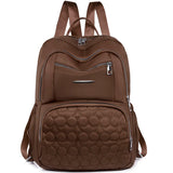 Large Capacity Oxford Cloth Backpack Wear Resistant Water Repellent School Bags