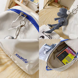 Solid Waterproof Women Backpack for Teenage Girls