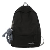 Solid Waterproof Women Backpack for Teenage Girls