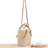 One-Shoulder Straw Summer Vacation Hand-Woven Women's Bag