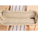 One-Shoulder Straw Summer Vacation Hand-Woven Women's Bag