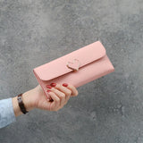 Ladies Lovely Buckle Zero Purse Long Thin