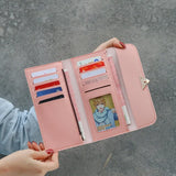 Ladies Lovely Buckle Zero Purse Long Thin