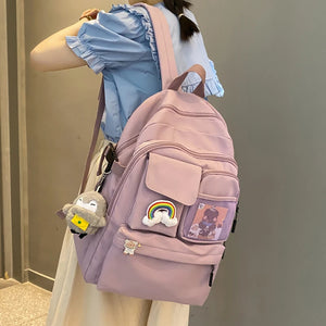 Waterproof Women Backpack for High School Girls