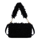 Plush Small Square Bag Shoulder Bag