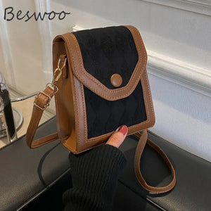 Small Crossbody Bag All-matched Lingge Phone Bags Women Purse Shoulder Bag