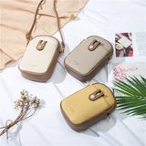 Small Crossbody Bag Mini PU Leather Shoulder Messenger Bag for Women Yellow