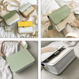 Summer PU Leather Small Flap Crossbody Bag Women Shoulder Messenger Handbag