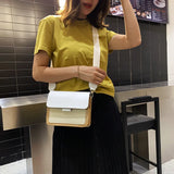 Summer PU Leather Small Flap Crossbody Bag Women Shoulder Messenger Handbag