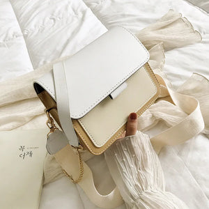 Summer PU Leather Small Flap Crossbody Bag Women Shoulder Messenger Handbag