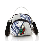 Small Fresh Messenger Bag Three-dimensional Woven Cotton Linen Portable