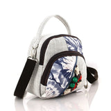 Small Fresh Messenger Bag Three-dimensional Woven Cotton Linen Portable