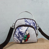 Small Fresh Messenger Bag Three-dimensional Woven Cotton Linen Portable