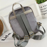 Teen Girls' Mini Backpack Vintage Style Small Rucksack