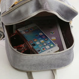 Teen Girls' Mini Backpack Vintage Style Small Rucksack