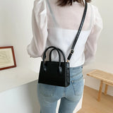 Crocodile Pattern Crossbody Bags for Women Summer Lady Shoulder Handbags