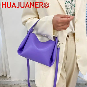 Small PU Leather Crossbody Sling Bag for Women Shoulder Tote