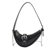 Women's Leather Saddle Crossbody Bag Shoulder Handbag Purse