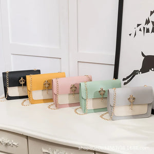 Small Square Bag Women One Shoulder Chain Crossbody Bag