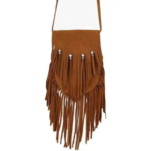 Bohemian Tassel Fringe Crossbody Bag Vintage Women's Handbag
