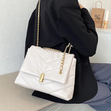 Soft Leather Chain Women Shoulder Crossbody Bags Handbags Ladies Messenger Bags