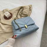 Soft Leather Chain Women Shoulder Crossbody Bags Handbags Ladies Messenger Bags