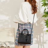 Soft PU Leather Women Bags Litchi Pattern Small Handbag Casual Shoulder Bags