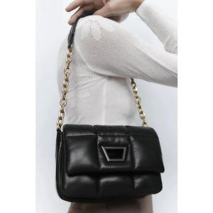 Quilted Shoulder Bag Women Purses Handbag Retro Clutch Tote