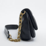 Quilted Shoulder Bag Women Purses Handbag Retro Clutch Tote