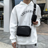 Classic Crossbody Bag with Wide Fabric Strap for Women