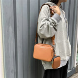 Classic Crossbody Bag with Wide Fabric Strap for Women