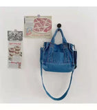 Canvas Tote Bag Ladies Cross Body Messenger Large Capacity Handbag