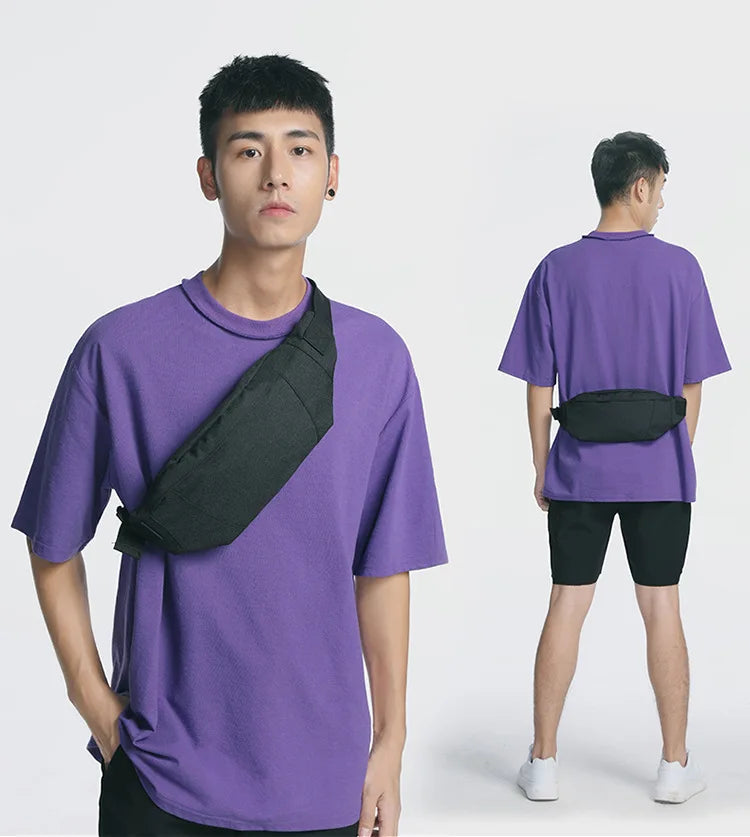 Waterproof Nylon Crossbody Bag Outdoor Sports Waist Pack