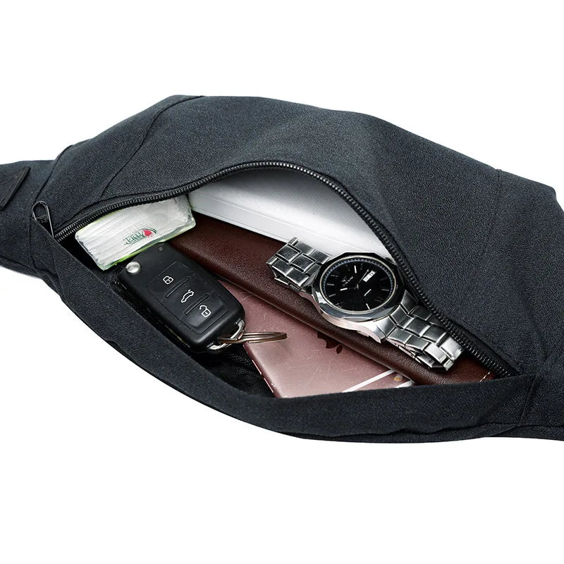 Waterproof Nylon Crossbody Bag Outdoor Sports Waist Pack