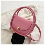 Solid Shoulder Bags for Women Armpit Bag PU Leather Handbags Lady Crossbody Bags