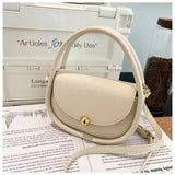 Solid Shoulder Bags for Women Armpit Bag PU Leather Handbags Lady Crossbody Bags