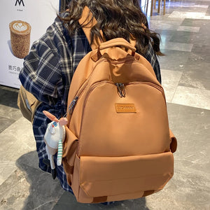 Waterproof Nylon Backpack Shoulder Bag for Teenage Girl Student Backpack