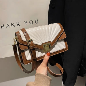 Small PU Leather Crossbody Shoulder Bag Short Handle Travel Handbag