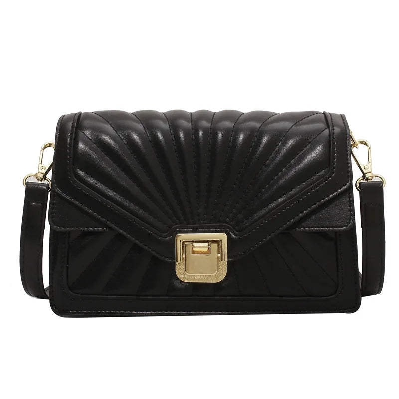 Small PU Leather Crossbody Shoulder Bag Short Handle Travel Handbag