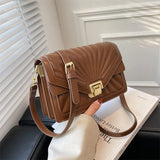 Small PU Leather Crossbody Shoulder Bag Short Handle Travel Handbag