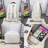 Waterproof Teenage Girls Student Backpack Large Capacity Bag