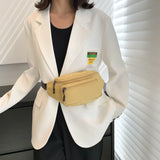 Women Waist Pack Diagonal Small Travel Belt Bag